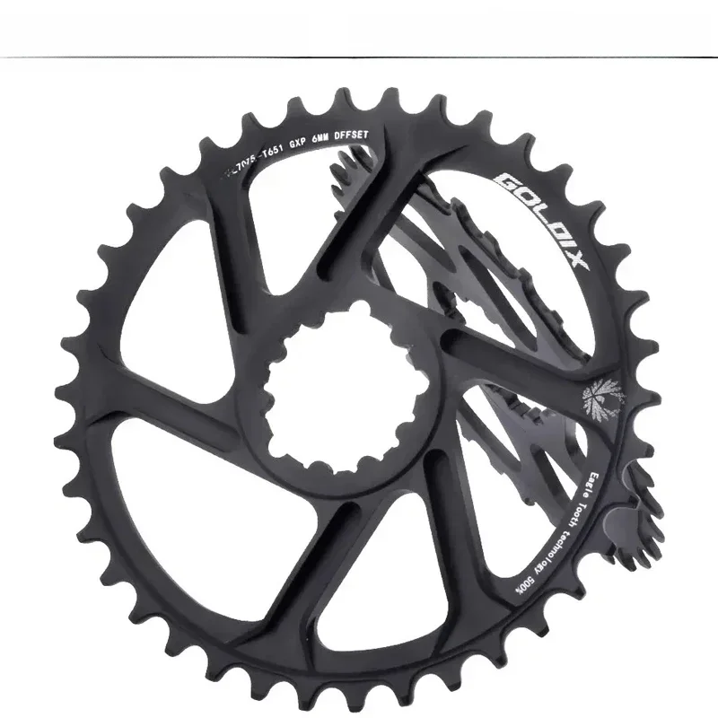 AliExpress GOLDIX For 3 Nails Bicycle Chainring 0/3/6mm Offset 30/32/34/36/38T MTB Bike Chainwheel For XX1 X9 XO X01 G X NX Direct Mo