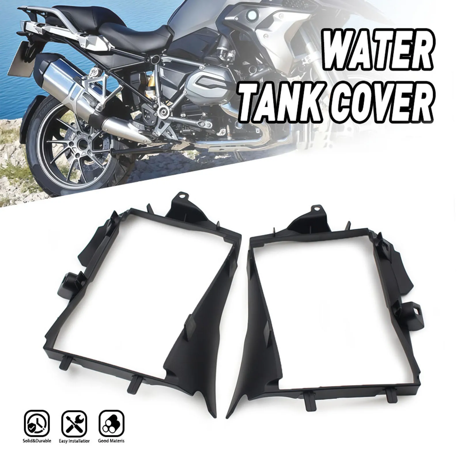 

2 шт. решетка радиатора мотоцикла, защитная крышка для охладителя для BMW K51 R1200GS 2014-2019/1250GS R1250 GS 1250 ADVParts