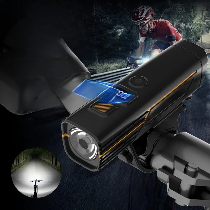 AliExpress cycle zone Bike High Lightness Front Light 5 Modes Type-C Charging Headlight MTB Road Bike Headlight for Outdoor Cycling Bike Accessories