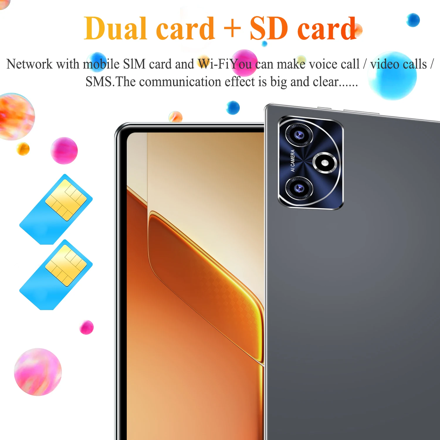 Tablet 1TB ROM 16GB RAM 10 Core Android 13 12000mAh Battery 16MP+32MP Camera 5G WiFi Portable Device Daily Study Video Play Gift