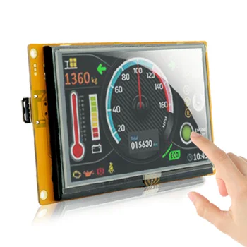 HMI Touch Screen 4.3-10.1 inch HMI Intelligent Graphic TFT LCD Module Touch Screen with RS232/TTL for Arduino Nano/Uno/R3,ESP32 HMI Touch Screen 4.3-10.1 inch HMI Intelligent Graphic TFT LCD Module Touch Screen with RS232/TTL for Arduino Nano/Uno/R3,ESP32