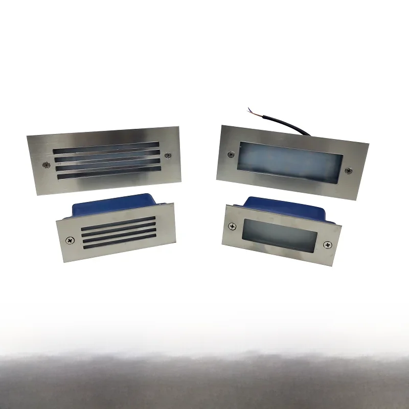 Lumière d'escalier encastrée IP65 EDF, lumière de marche, lampe enterrée, intérieur, extérieur, 85-265V, 12 LED, 15 LED