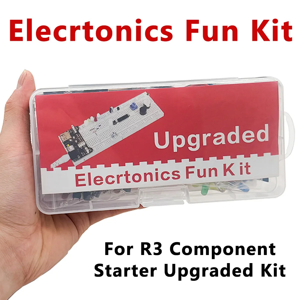 Electronic Components Electrolytic Capacitor Resistor led 830 Hole Breadboard Kit MB-102 for arduino R3 Component Pack Beginner