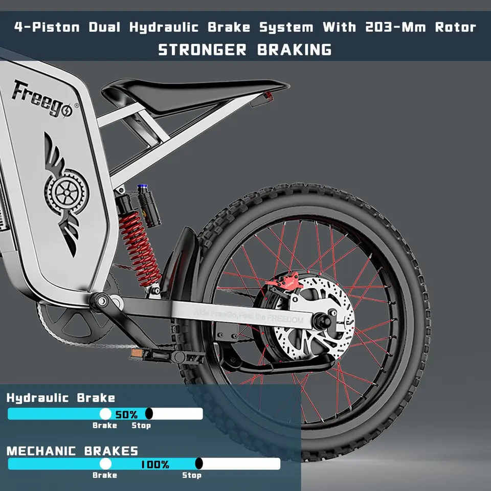 Freego X2pro Electric Bike Mexico Warehouse Shipment No Tax VAT Free Shipping Ebike 6000W 60v/30Ah Electric Bike Motorcycles image 6