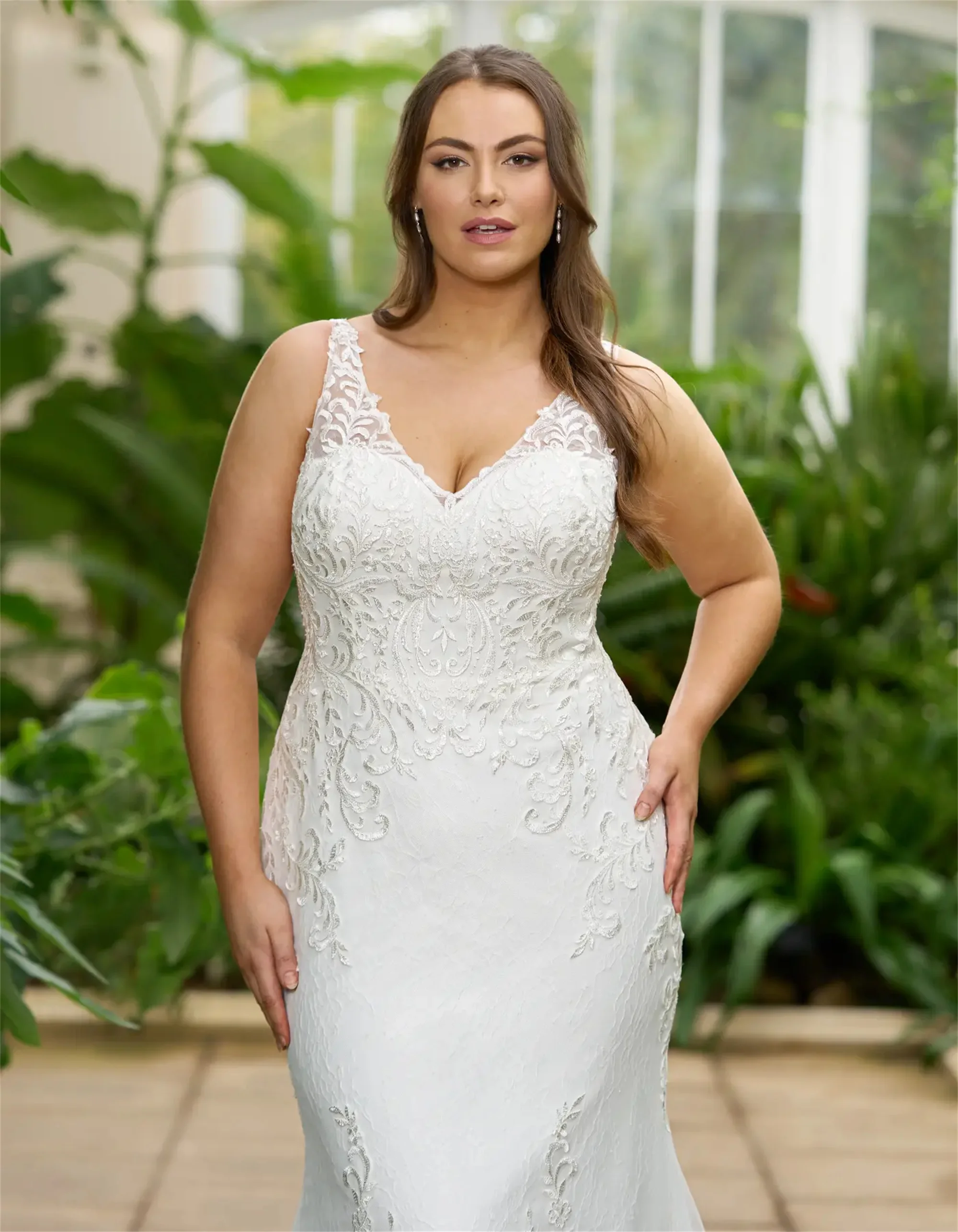 Evon nupcial sereia cintas de espaguete vestido de casamento plus size elegante tule 2025 vestido de noiva applique personalizado