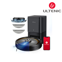 Ultenic T10 Elite Robot Vacuum & Mop Self Emptying for 45 Days Hands-Free/LiDAR Navigation/3000Pa Strong Suction