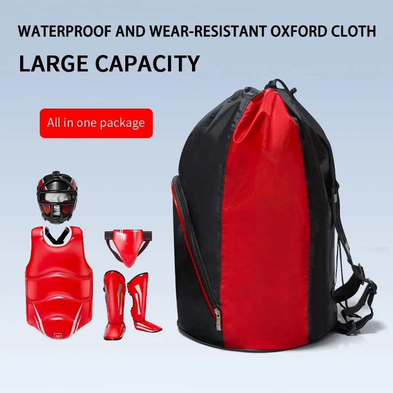 Drawstring Backpack Lightweight Waterproof String Bag with Zipper Pocket Gear Storage Bag Sackpack for Gym Hiking Running