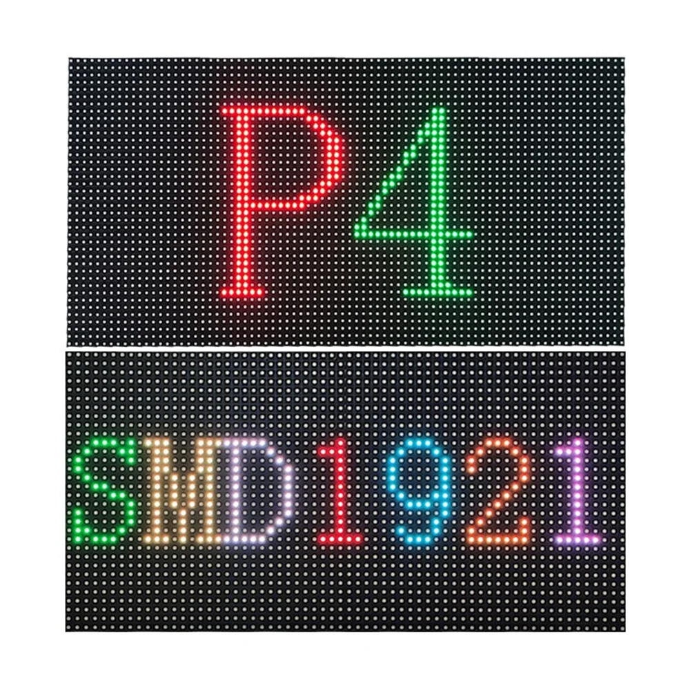 

Best selling P4 outdoor full color waterproof IP65 320*160mm rgb 1/10S HD three-in-one led display panel