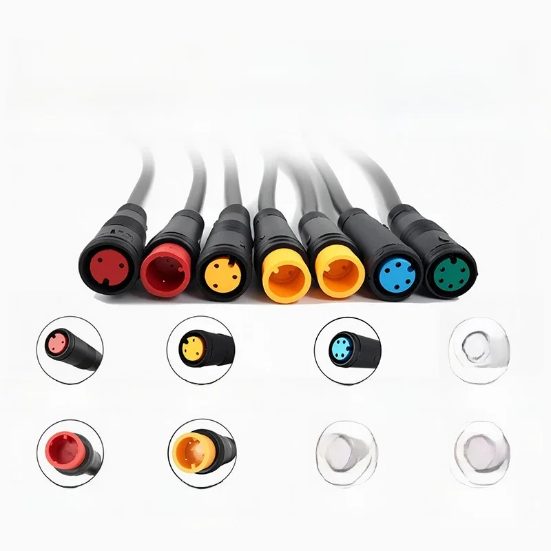 AliExpress NONE 5/20/100Pcs Julet Electric Ebike Butt Plug 2/3/4/5 Pin Core M6 Waterproof Power Cable Connector Scooter Brake Signal Sensor