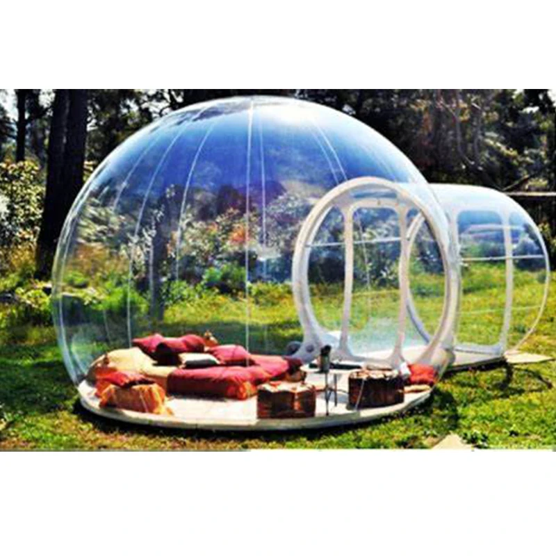 Clear Inflatable Bubble Tent with Tunnel FOR SALE China Manufacturer,inflatable Tents for Trade Shows,inflatable Garden Tent