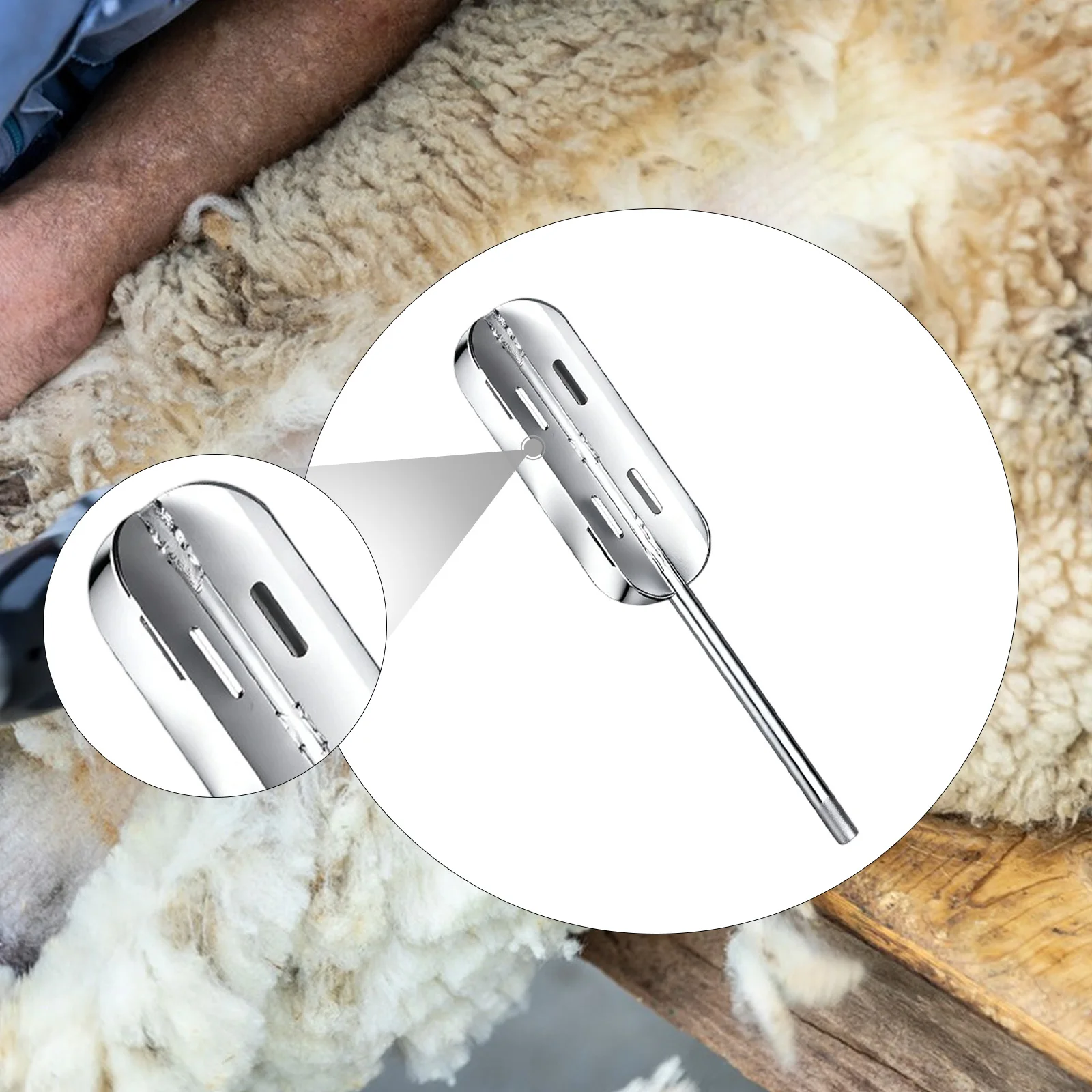 Pig Hair Scraper Livestock Farm Hand Tool Cattle Sheep Deli Efficient for Hand Held Electric Drill Practical Animal Hair Remover