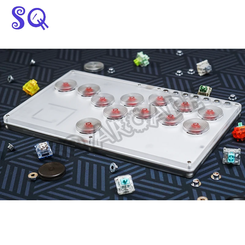 SQ Arcade Joystick Slimbox R3 Fight Stick Fighting Game Controller All Button Mini Hitbox Style Game Console For PC/PS4/NS