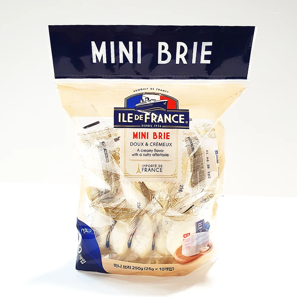 Coast Coils-Mini Brie, 25G X 10EA, caja de hielo, embalaje de Francia