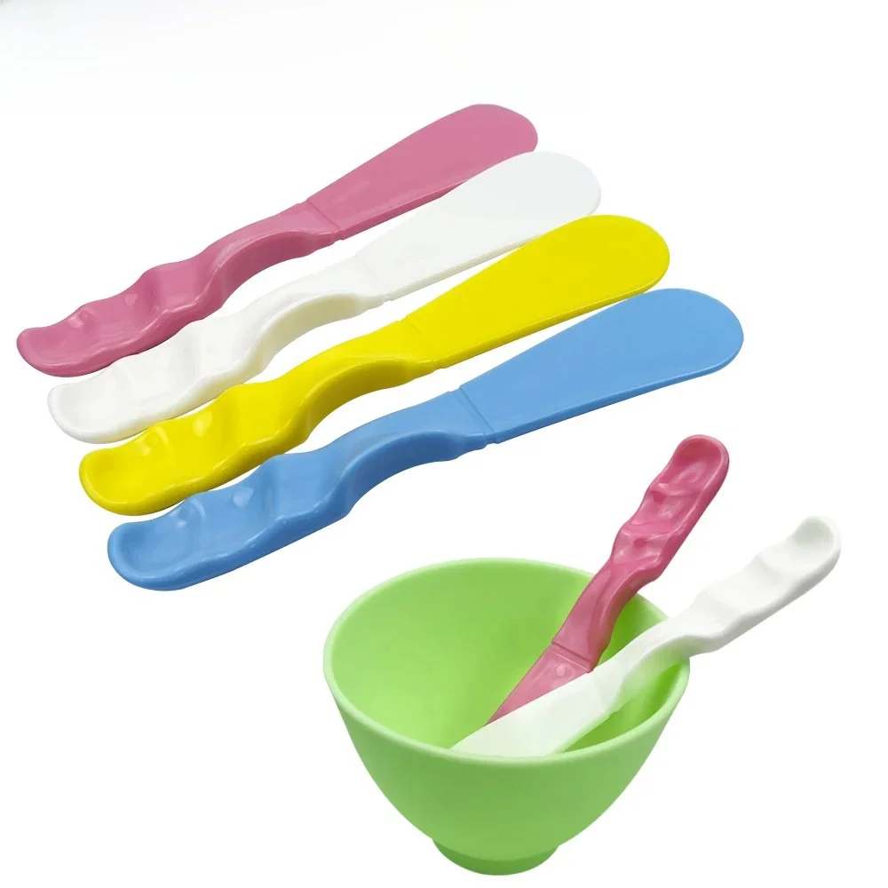 5szt Plastikowa szpatułka dentystyczna Alginat Tynk Materiał Nóż do mieszania Gips Mieszanie Szpatułka Stomatologia Produkty laboratoryjne Narzędzia Nowe — zdjęcie 2