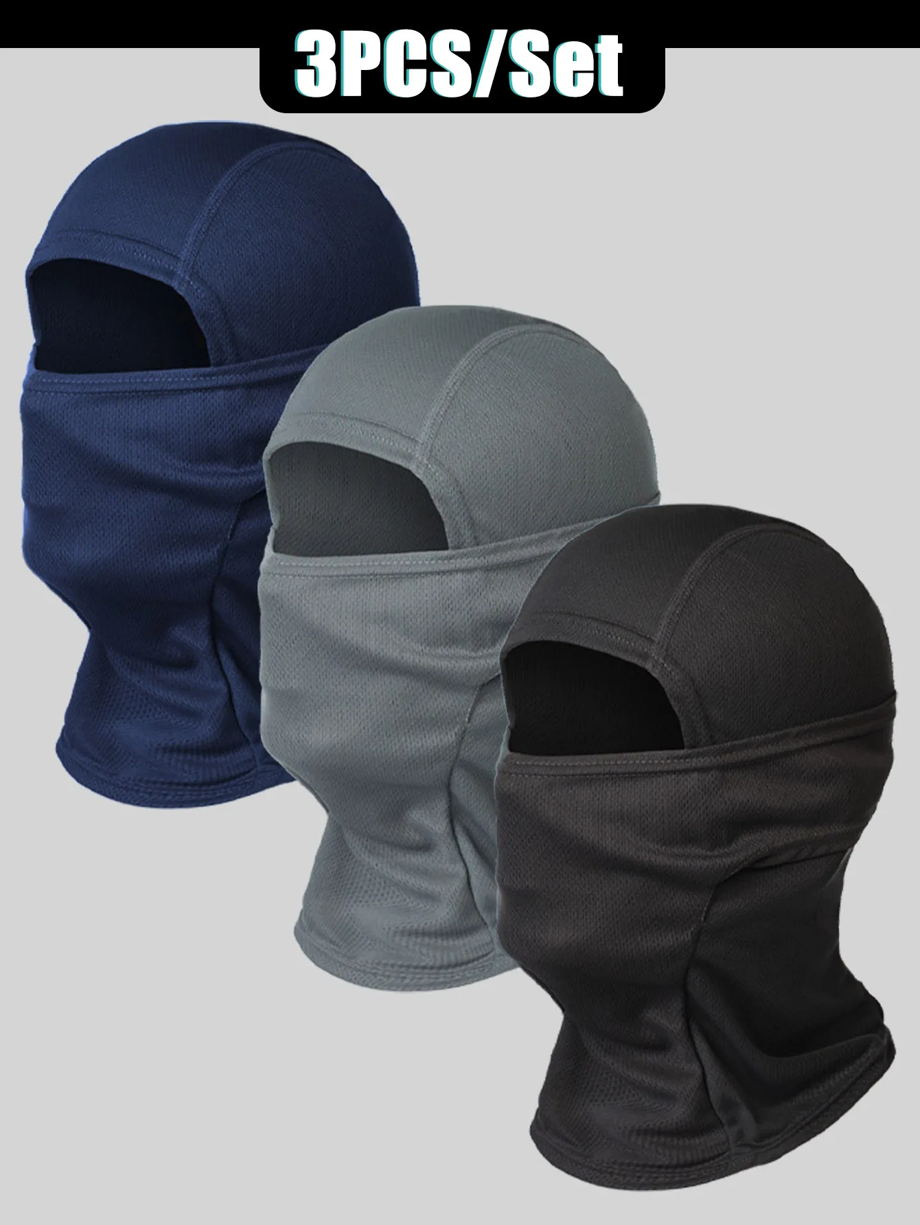 Musion Motorrad Sturmhaube Sonnenschutz Vollgesichtsmaske Atmungsaktives Mesh Airsoft Maske Sturmhaube Fahrrad Radfahren Kopfbedeckung Unde