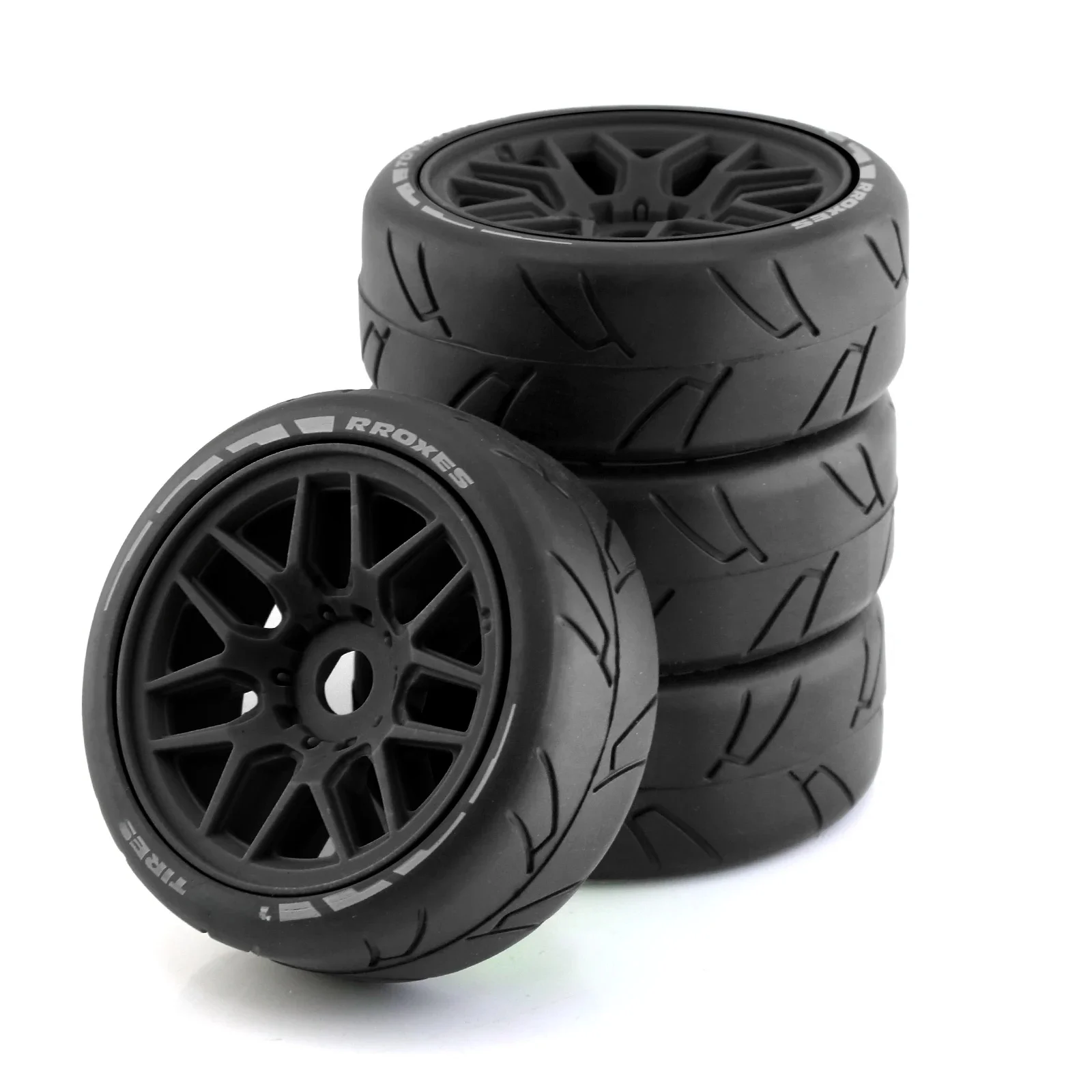 1/8 RC On-road autobanden en wielen 17 mm zeskant voor 1:8 RC On-Road racewagen HPI WR8 HSP Hobao ARRMA Redcat Losi Kyosho VRX - afbeelding 2