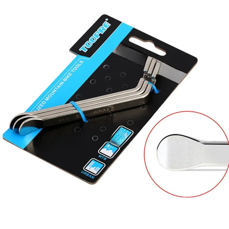 AliExpress Cycling Tire Lever Pry Up Tool Mountain Bicycle Type Metal Pry Bar Stainless Steel Bike Wheel Remover Repair Tools JC