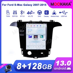 フォードs-max Galaxy 2007-2015用カーラジオ,メディアプレーヤー,ステレオレシーバー,2DIN,GPSナビゲーション,Android