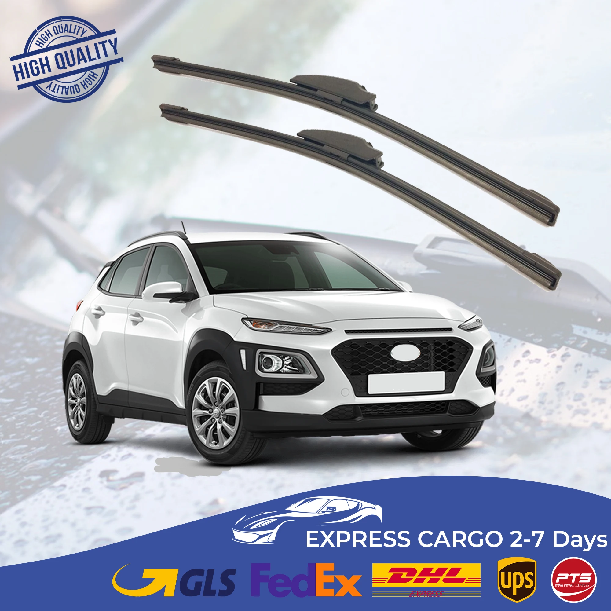 

Car Wiper Blade For Hyundai Kona 2018 2019 2020 2021 Auto Windscreen Windshield Wipers Blades Window Wash Front