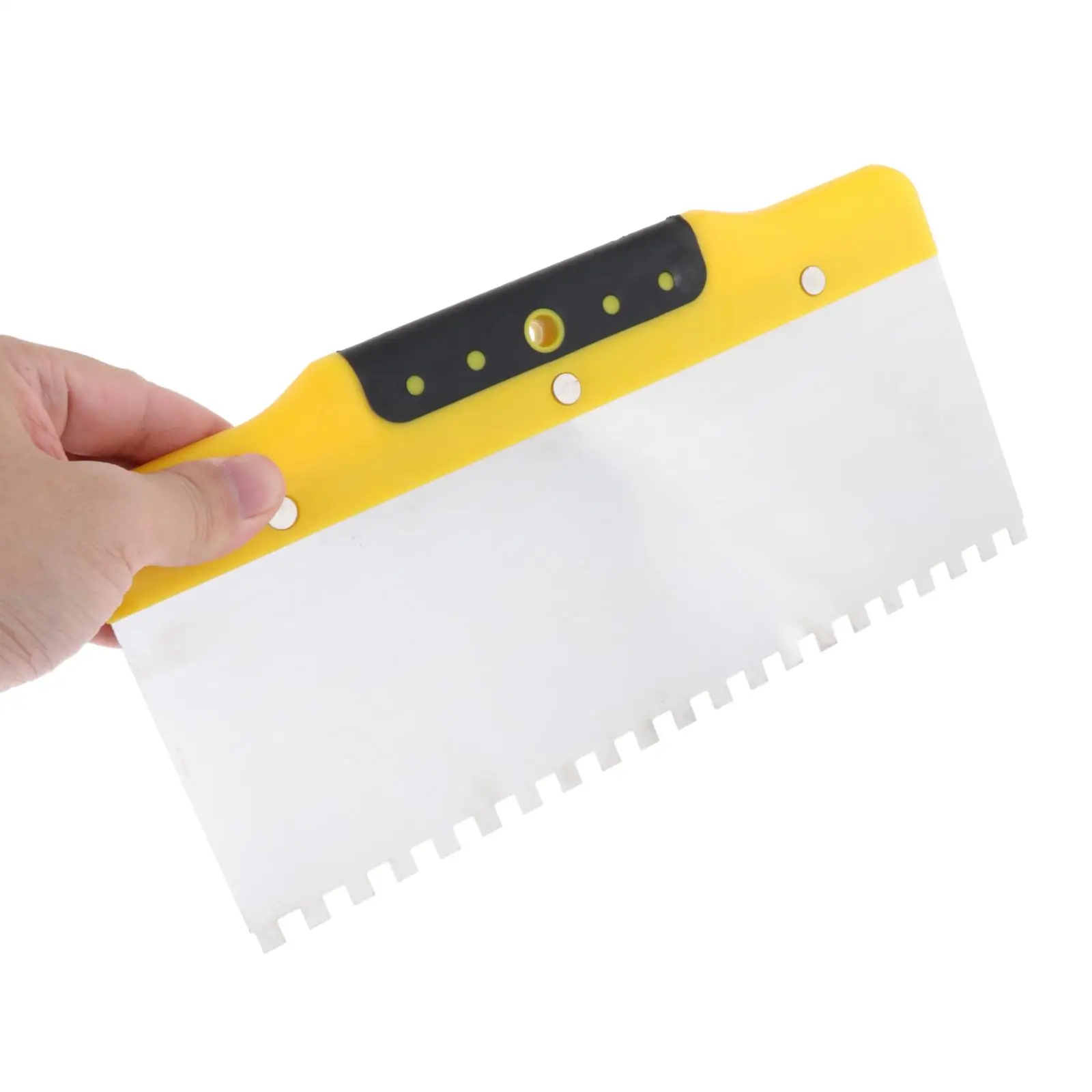 Espátula Dentada Profissional para Drywall e Gesso, para Acabamento Liso de Paredes e Tetos