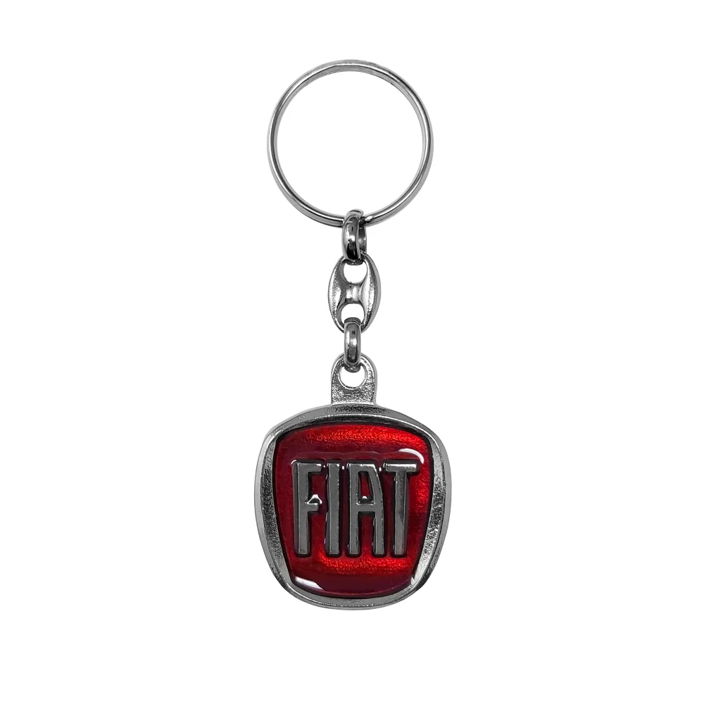 Metal keychain Fiat official