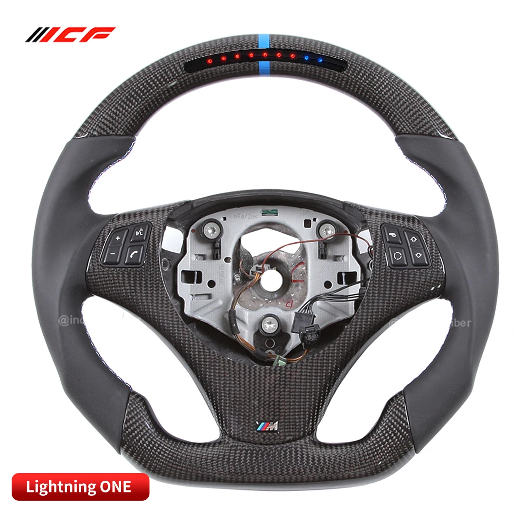 Carbon Fiber  LED Steering Wheel for BMW E90