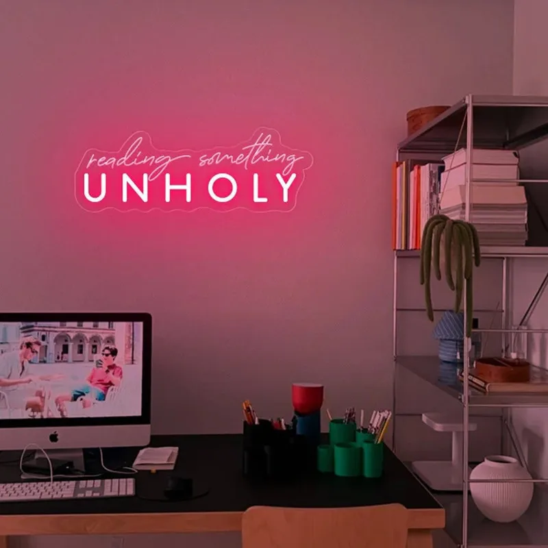 reading-something-unholy-neon-sign-spicy-book-lovers-gift-bookworm-room-decor-home-library-led-neon-sign-bookish-wall-decor