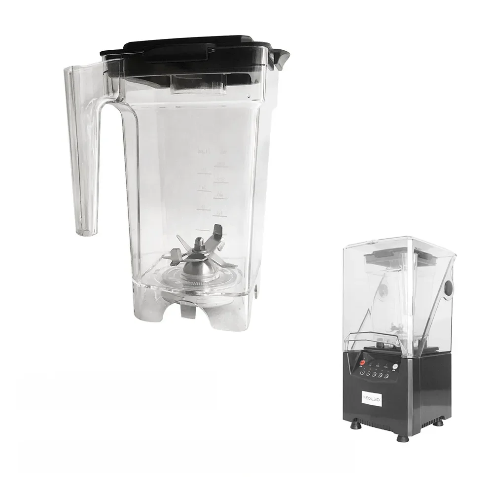 Lâmina e Copo de Aço Inoxidável SH-992, Liquidificador Alimentar, Copo PC, 1000ml, 32oz