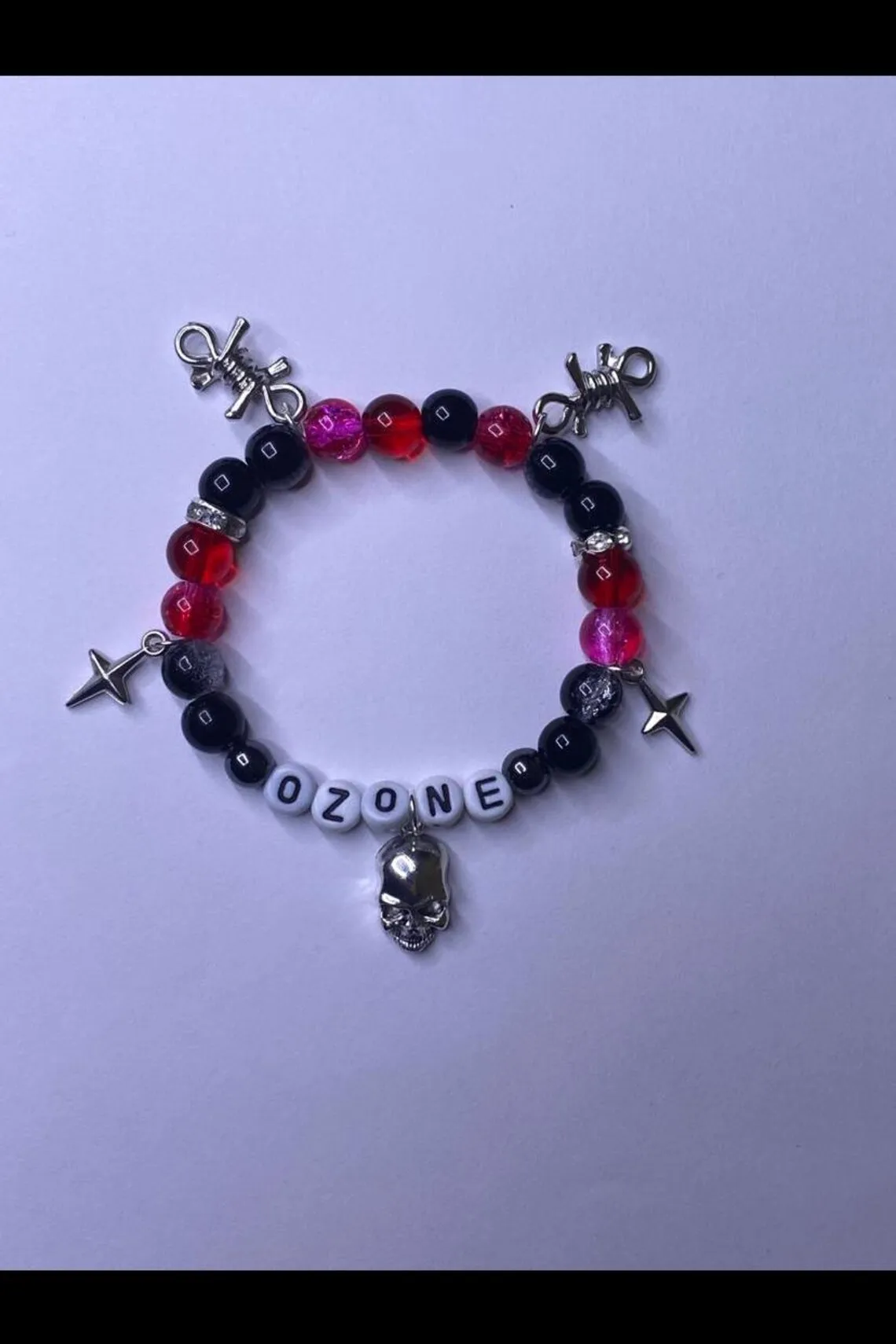 Handmade chase Atlantic ozone inspired bracelet | with barbwire charms  the Weeknd the nieghborhood