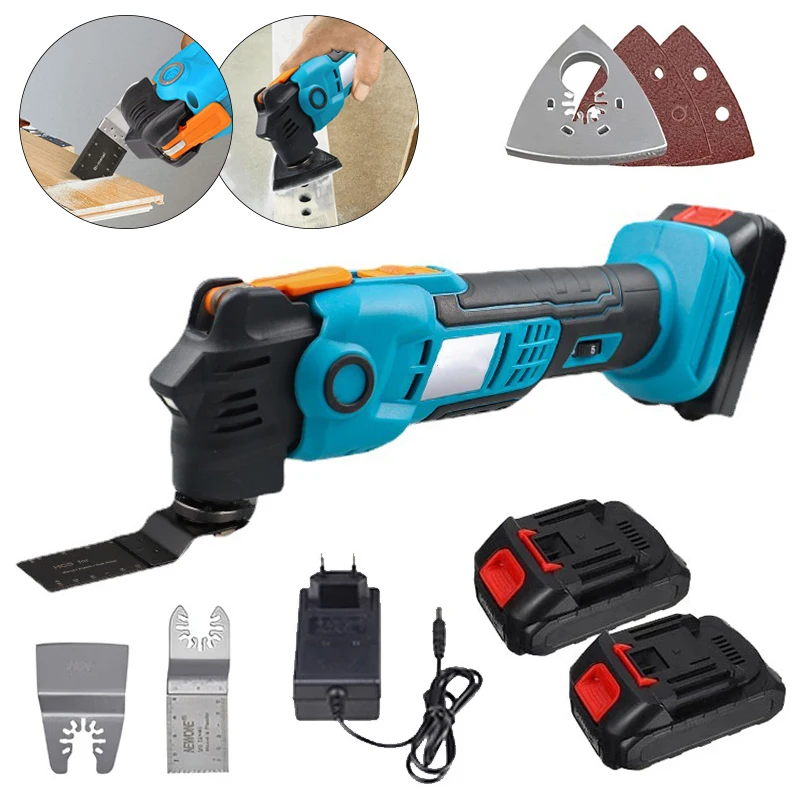 21V Multifunctional Cordless Oscillating Tool Quickrelease Renovator Trimmer Oscillating Power Tools For Makita Battery