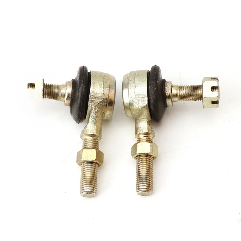 Kits d'extrémité de biellette de direction à filetage gauche et droit M10, Joint à rotule pour ATV chinois 50cc 110cc 150cc 200cc 250cc 300cc Go Kart Quads Bike Par