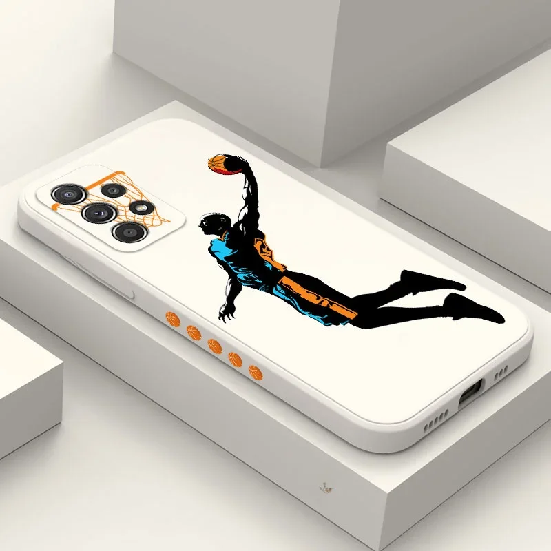 Étui de basket-ball sauvage pour Samsung A56 A36 A26 A17 A16 A07 A06 A54 A34 A73 A53 A33 A23 A13 A72 A52 A32 A12 A22 A15 A25 A35 A55 5G