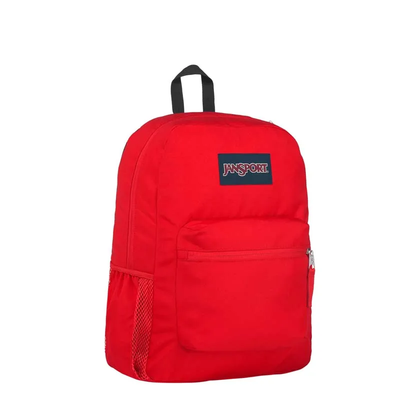 Jansport Cross Town Red Backpack, Red, Unisex