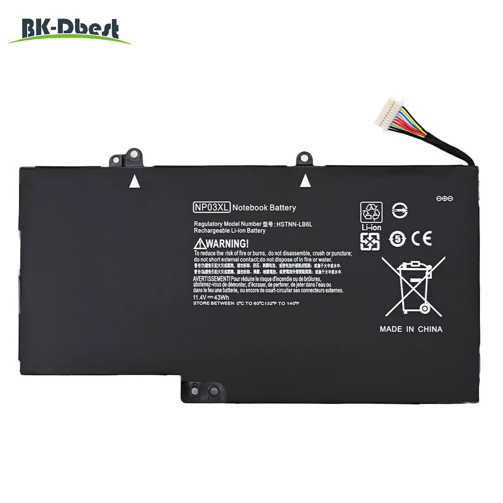 BK-Dbest Laptop Battery For HP NP03 NP03XL 760944-421 Pavilion 13-a000 13-a000na 13a-001na 13-a010dx 13-a006na