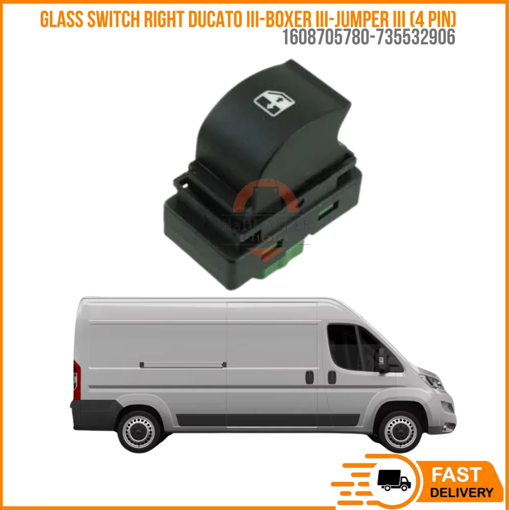 FOR CAM SWITCH RIGHT DUCATO III-BOXER III-JUMPER III (4 PIN) OEM 1608705780-735532906 SUPER QUALITY HIGH SATISFACTION REASONABLE