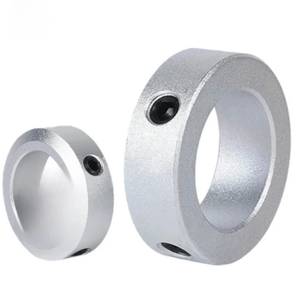 Anneau de retenue du collier d'arbre, type de vis d'arrêt, localisateur de retenue d'arbre, alliage d'aluminium avec vis