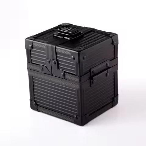 S03 Metal Deck box TCG Magic PTCG EDH YU-GI-OH 100+ double sleeved portable card storage top loader