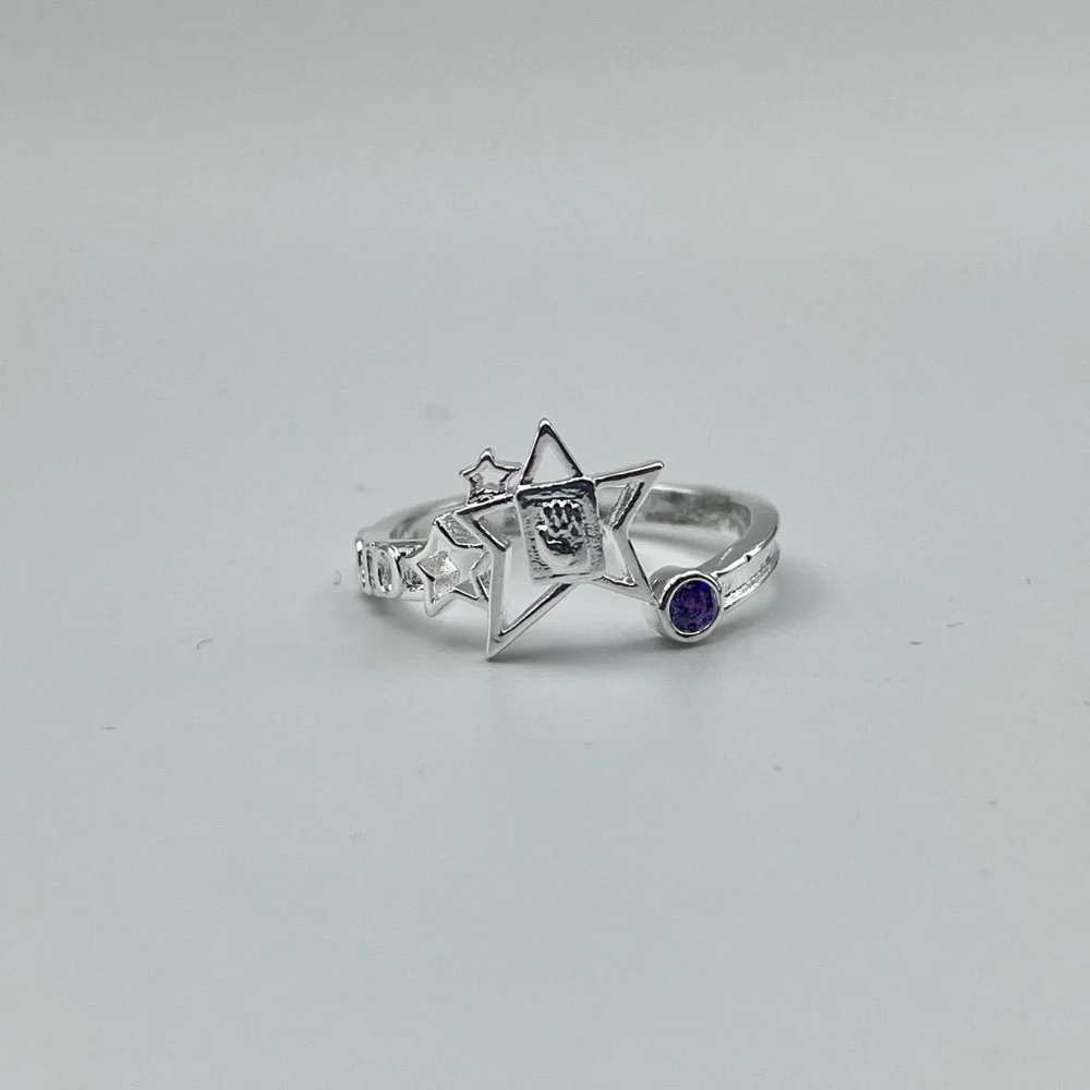 Anime JoJo Bizarre Adventure Adjustable Ring for Cosplay