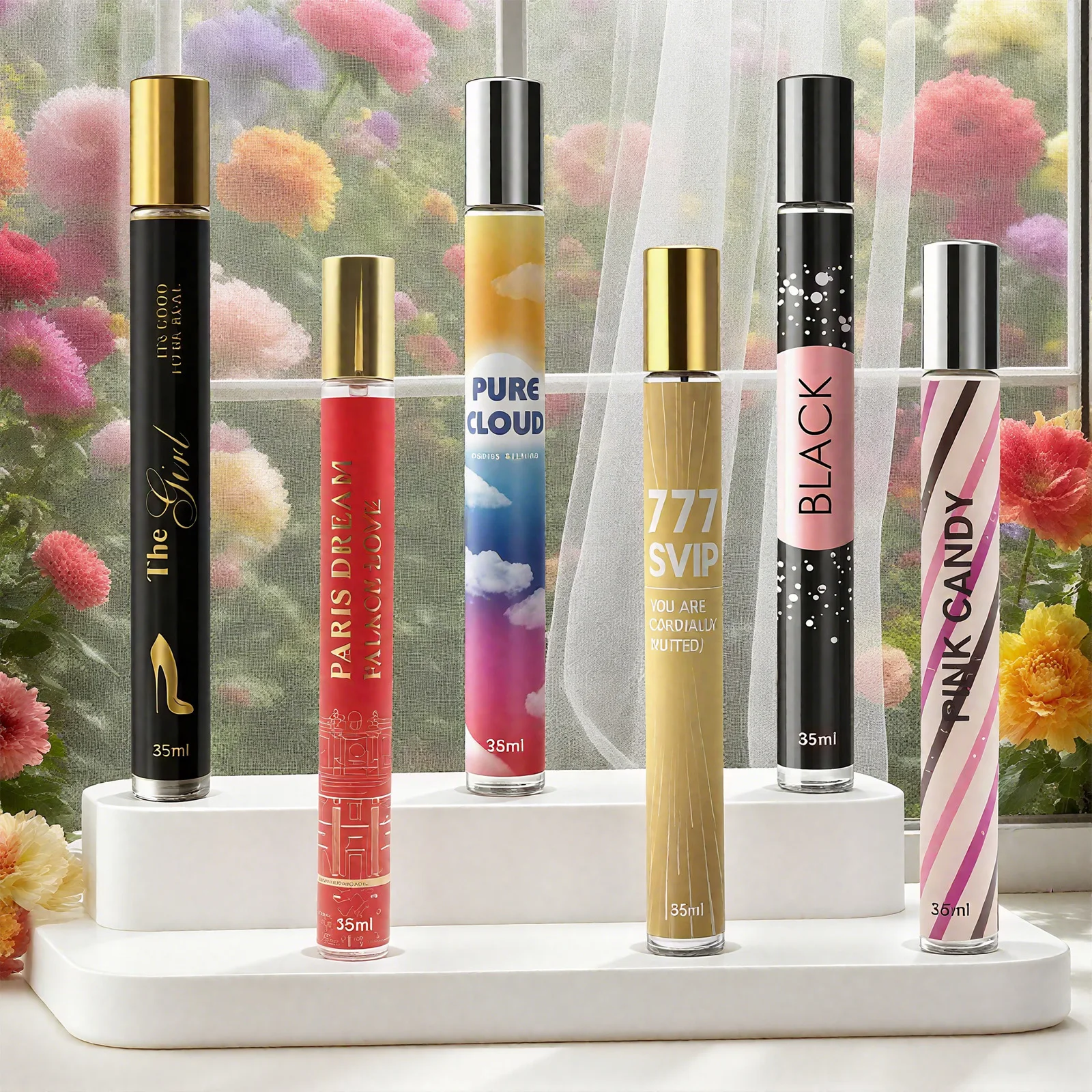 

Женский мини-набор духов 6PACK/210ML | Цветочные восточные и фруктовые ароматы | Идеально подходит для свиданий и офисного использования