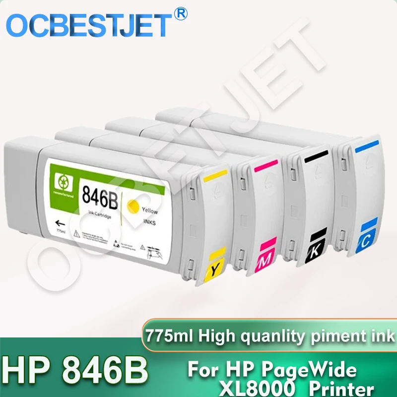 

For HP 846 846B Compatible Ink Cartridge For HP With Full Pigment Ink For HP PageWide XL 8000 Printer