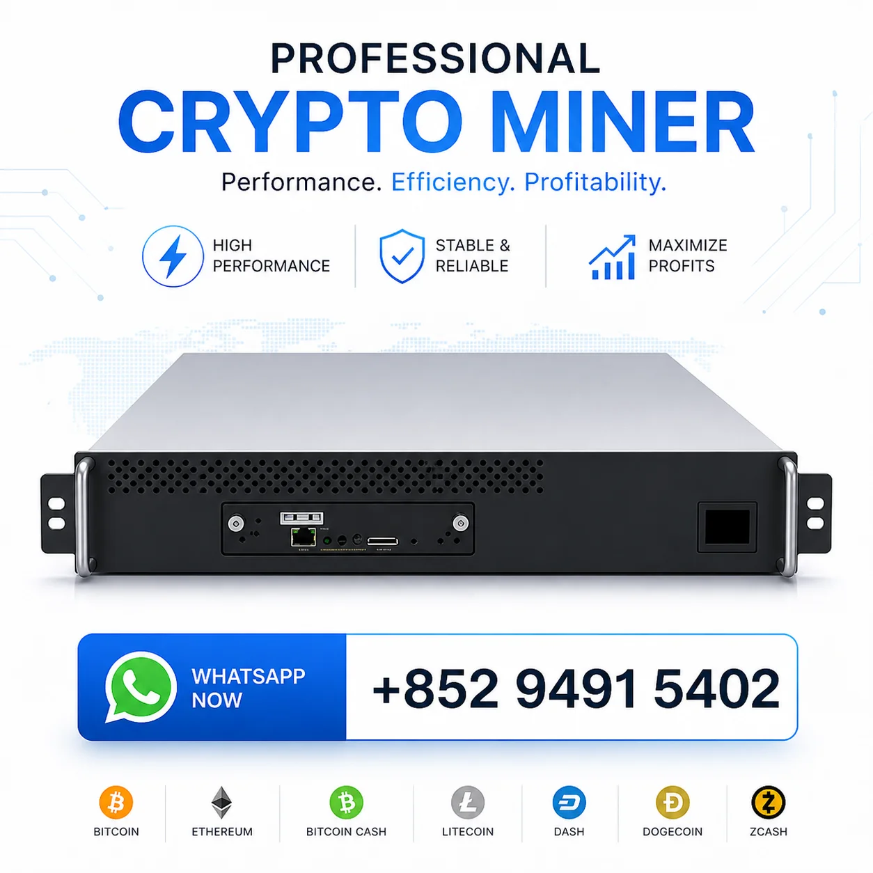 

AV BRAND NEW MicroBT WhatsMiner M7DS ( 680 Th )