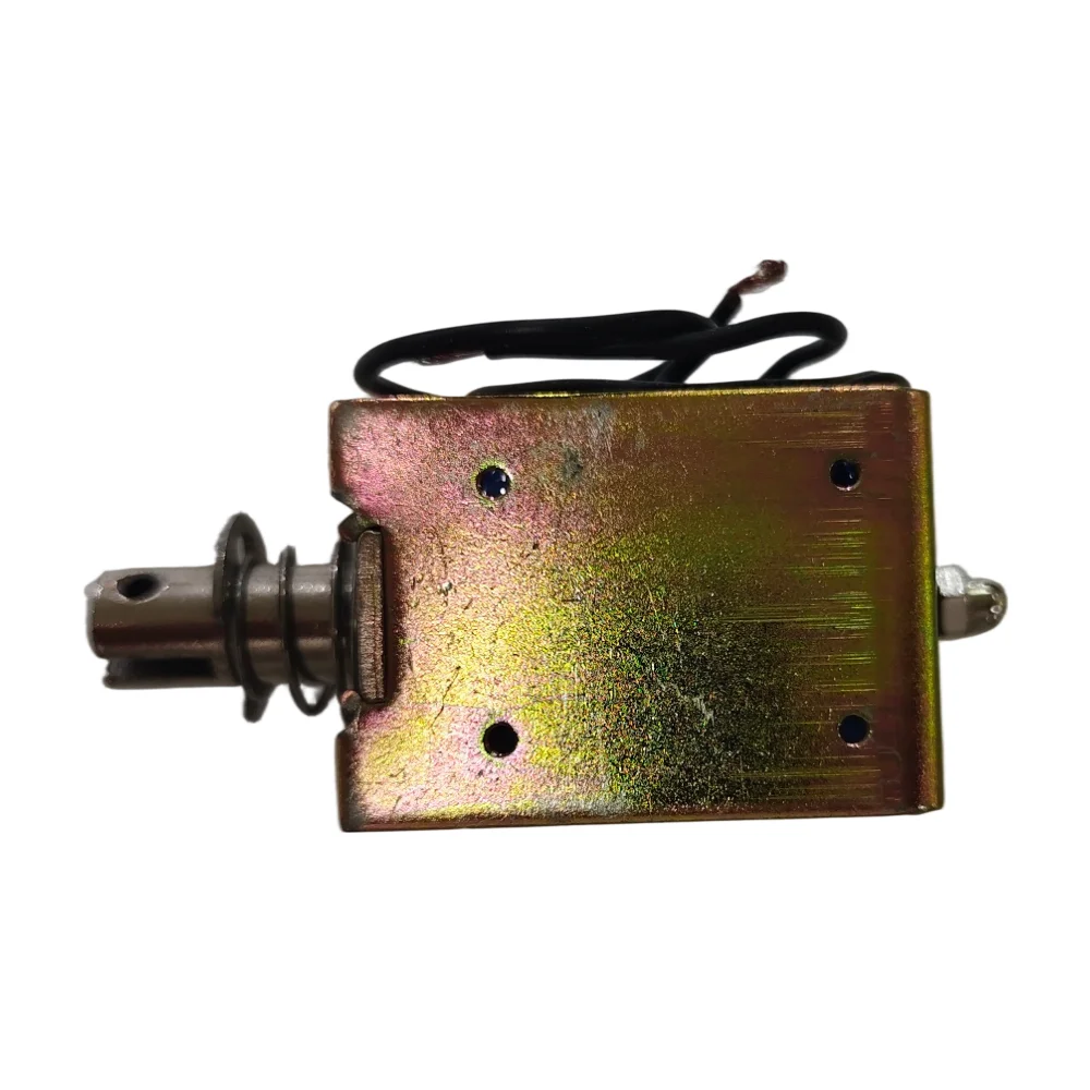 JF-1250 JF-1250B DC12V 24V Through Frame Push Pull Solenoid Electromagnet 60N Force Linear Actuator Industrial DC Solenoid
