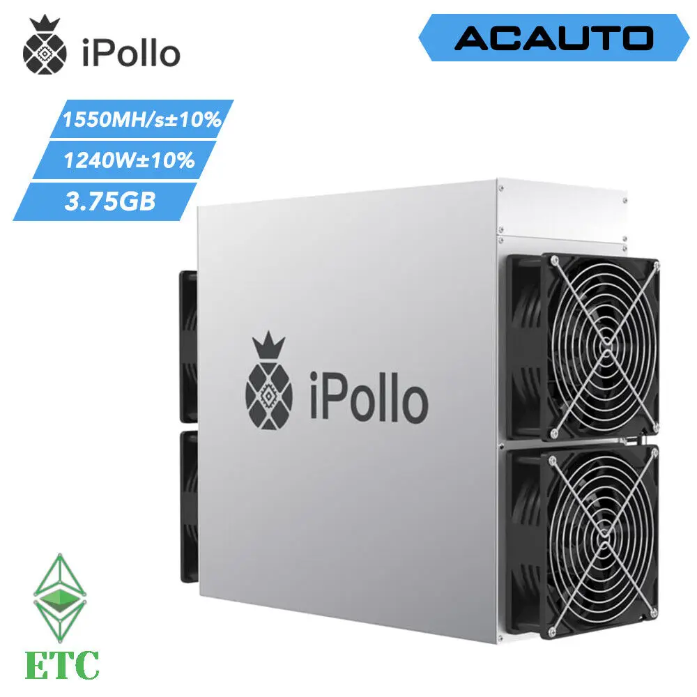 

new IPollo V1 Classic ETC Miner Hashrate: 1550±10% Power Consumation: 1240±10%