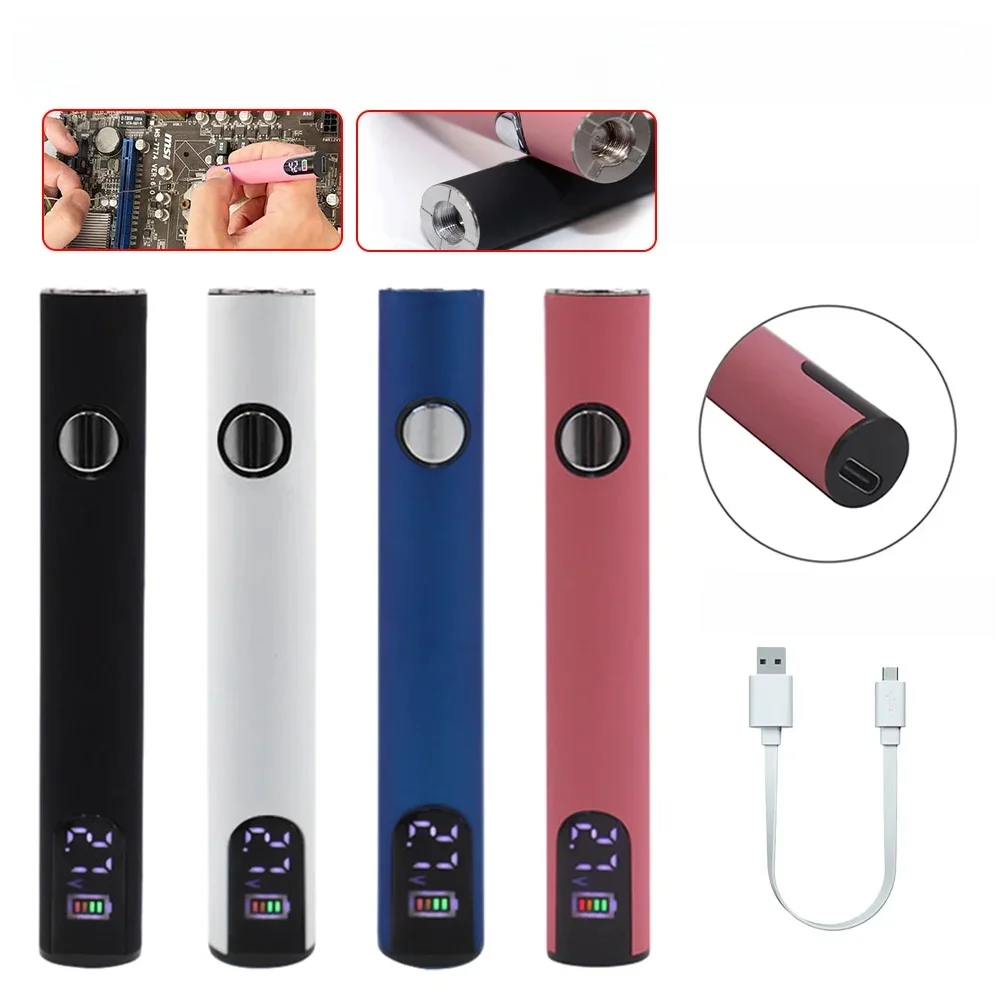 Fer à souder électrique numérique 510, fil 510, chargeur de batterie, stylo, batterie de préchauffage, réglage de la tension à trois niveaux, pôle de batterie