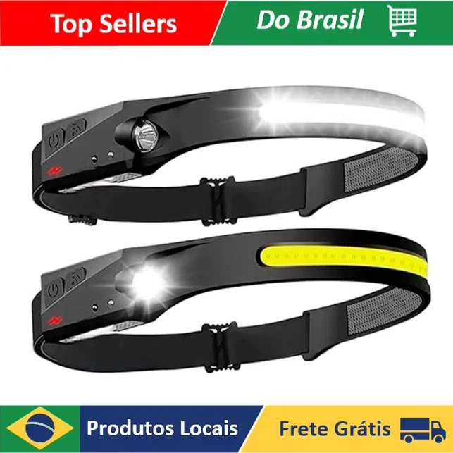 強力な充電式LEDヘッド懐中電灯,USB,サイクリング,夜間,キャンプ,センサー,ヘッドライト,キャンプ,トーチ