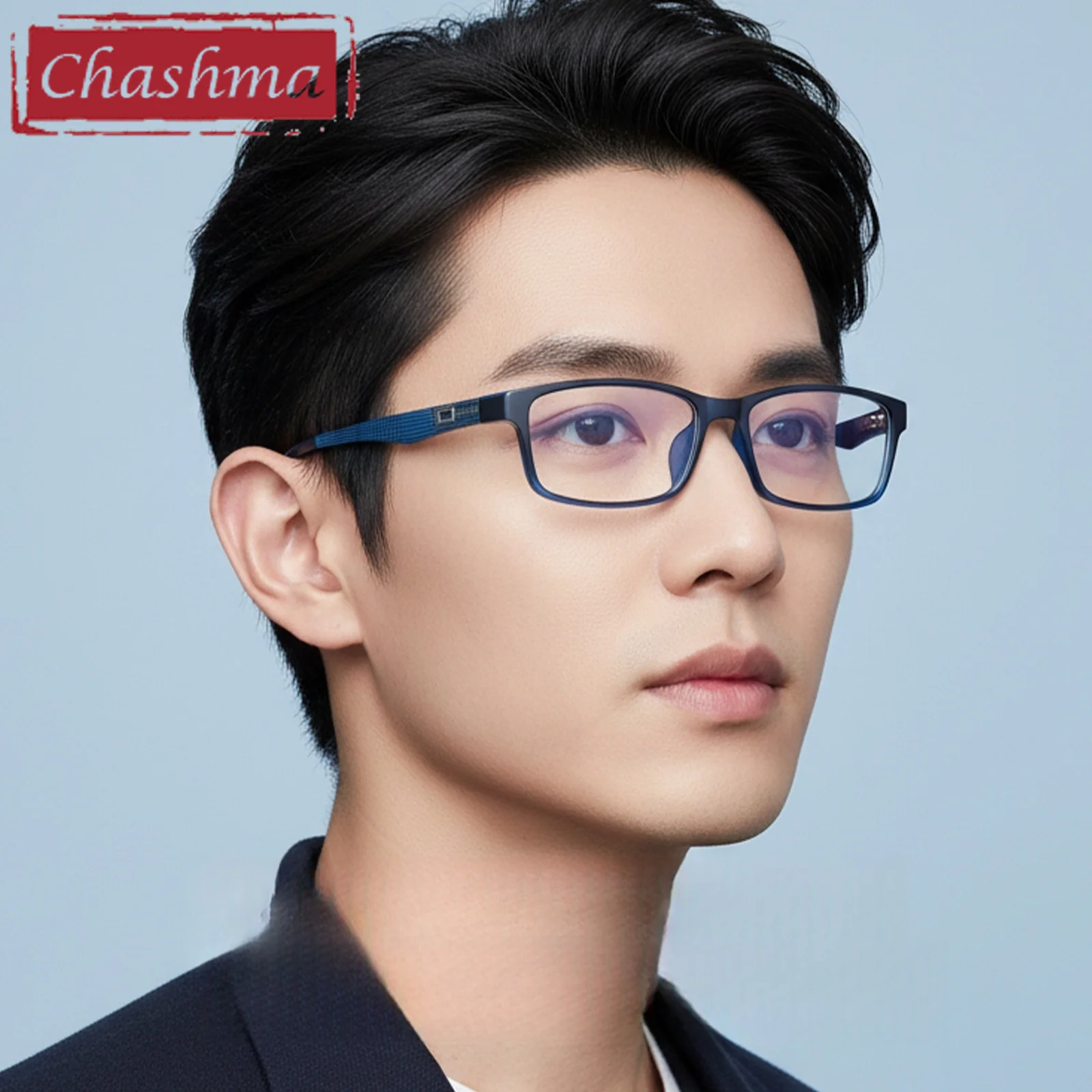 Chashma Prescription Eyewear Men TR90 Flexbile Light Frame Myopia Prescription Lenses Women Quality Reading Glasses Spectacless