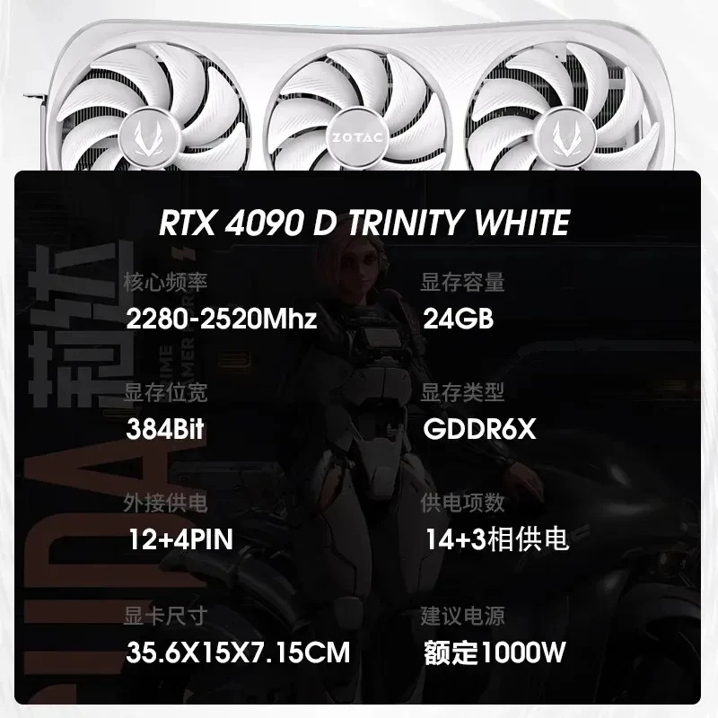 Tarjeta gráfica ZOTAC GeForce RTX 4090 D - 24GB /RTX 4080 Super-16GB, gpu para videojuegos