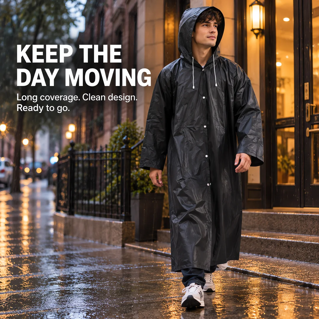 Adult lightweight Reusable Raincoat, 2-Piece Emergency Raincoat for Men and Women, with Hat and Drawstring 12 Abd6c9ed0e45740bea0cbee062760009d9