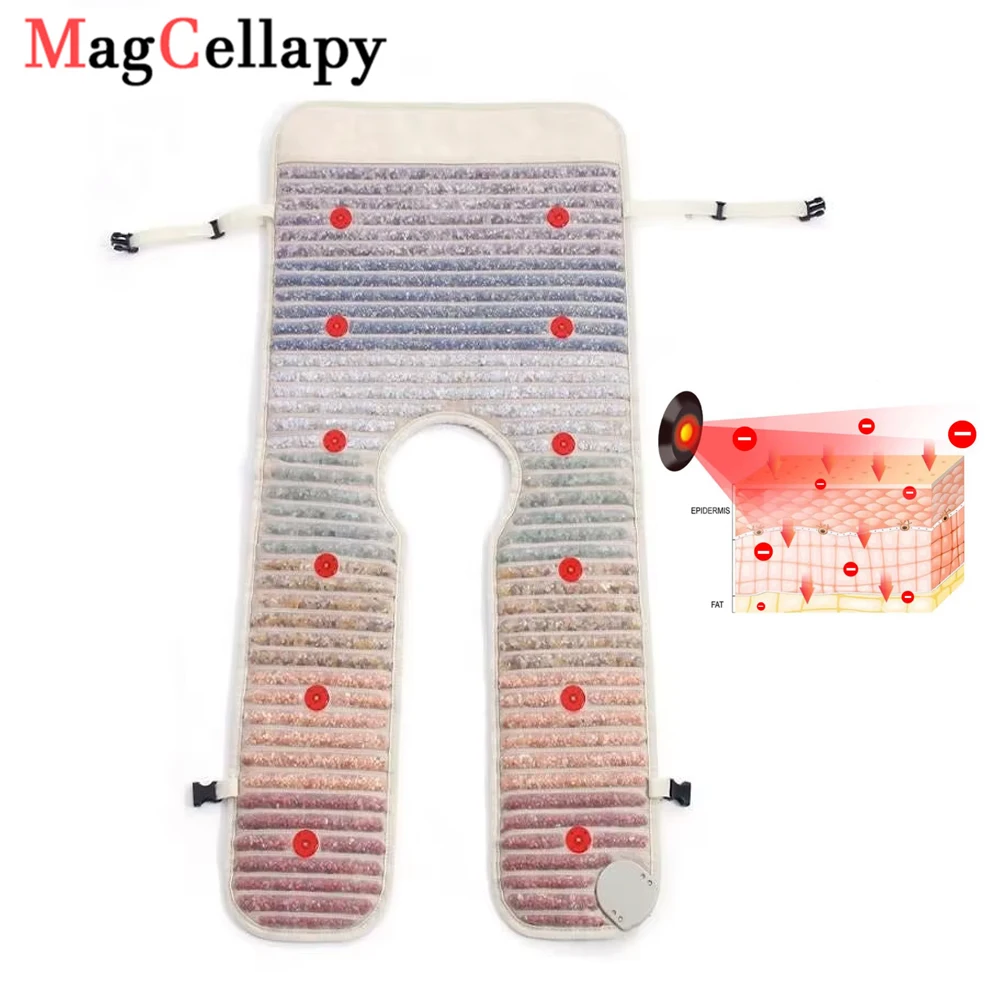 Far Infrared PEMF Negative Ions Electric Heating Pads Photon Neck Shoulders Massage Mat