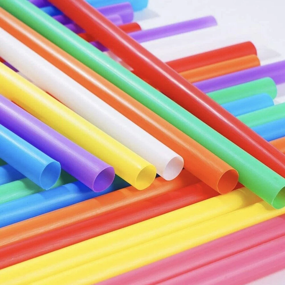 50-400Pcs Large Colorful Drinking Straws Bubble Tea Straw MilkTea Smoothies Milkshake Party Wedding Bar Home Pajitas Accessories view 4